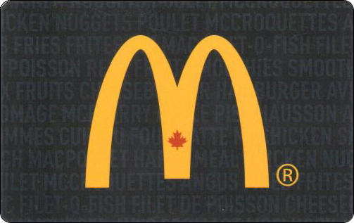 McDonald's Cards Collection - Canada - Arch Gift Card - 2013 - 001.jpg