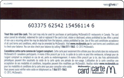 McDonald's Cards Collection - Canada - Arch Gift Card - 2013 - 016.jpg