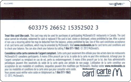 McDonald's Cards Collection - Canada - Arch Gift Card - 2013 - 014.jpg