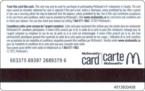 McDonald's Cards Collection - Canada - Arch Gift Card - 2013 - 008.jpg