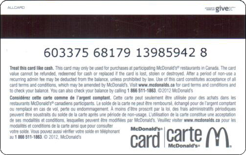 McDonald's Cards Collection - Canada - Arch Gift Card - 2012 - 012.jpg