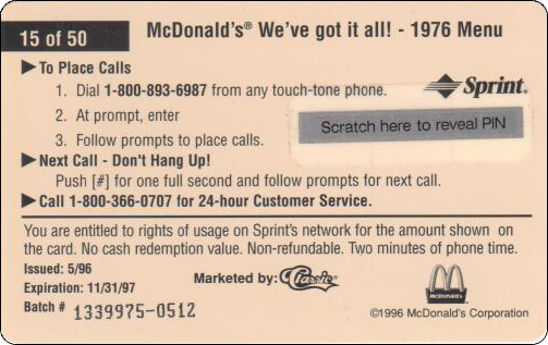 McDonald's Cards Collection - USA - Sprint - 0315 - 2.jpg
