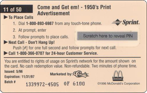McDonald's Cards Collection - USA - Sprint - 0311 - 2.jpg