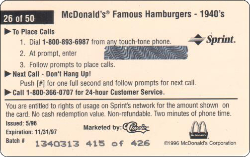 McDonald's Cards Collection - USA - Sprint - 0226 - 2.jpg