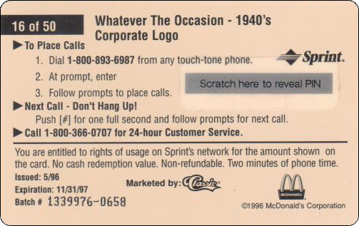 McDonald's Cards Collection - USA - Sprint - 0316 - 2.jpg