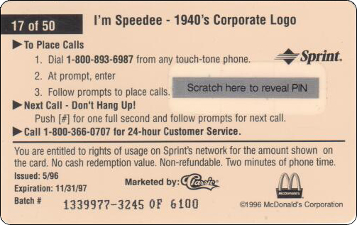 McDonald's Cards Collection - USA - Sprint - 0317 - 2.jpg